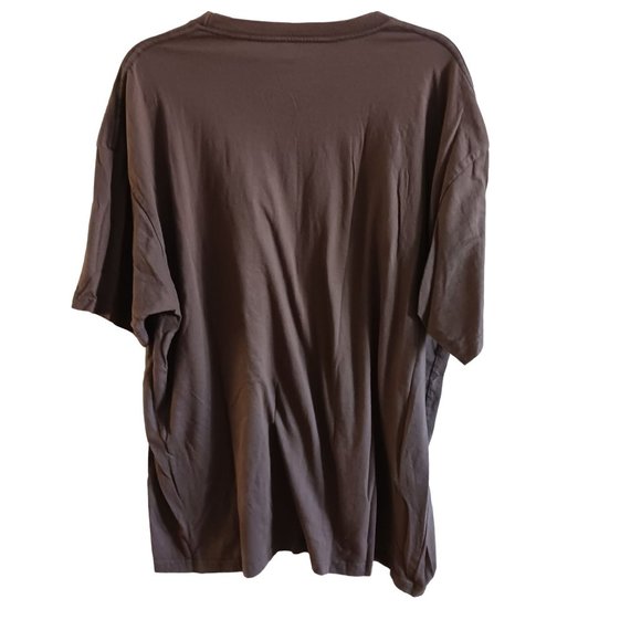 Real Tree tee shirt. Brown, size 2X. - Picture 3 of 3